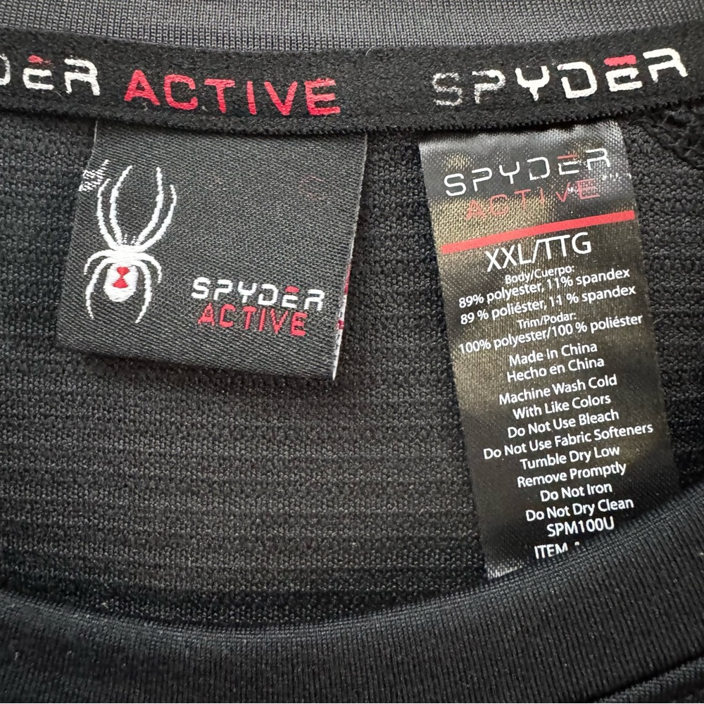 Spyder Active Performance Base Layer Top Men Xxl - image 6